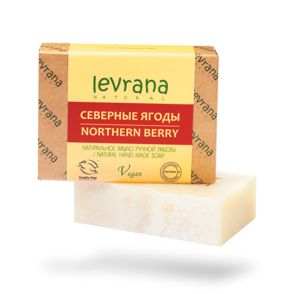 "Северные ягоды", натуральное мыло ручной работы Levrana, 100г.