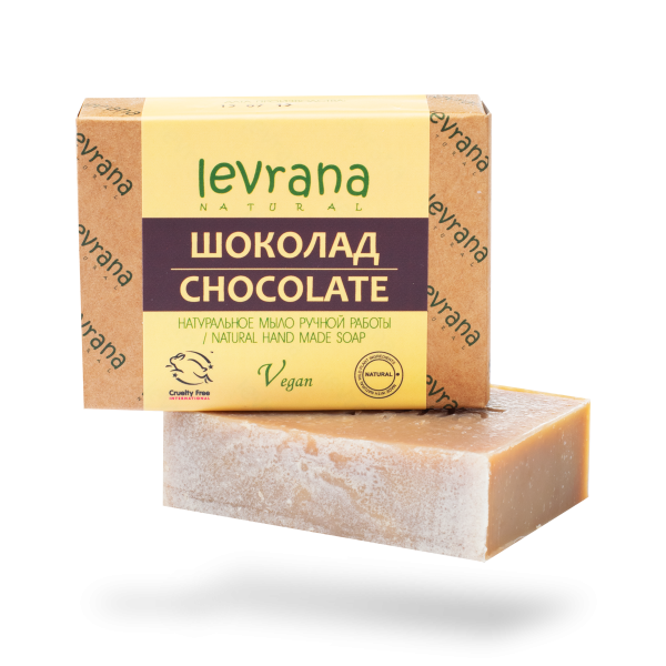 "Шоколад", натуральное мыло ручной работы Levrana, 100г.